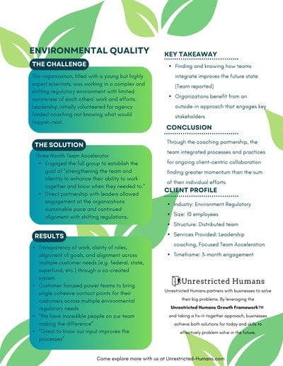 Environmental Quality case study